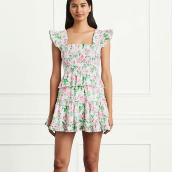 Hill House Dresses & Skirts - Hill House Paz Skirt Pink Roses XL